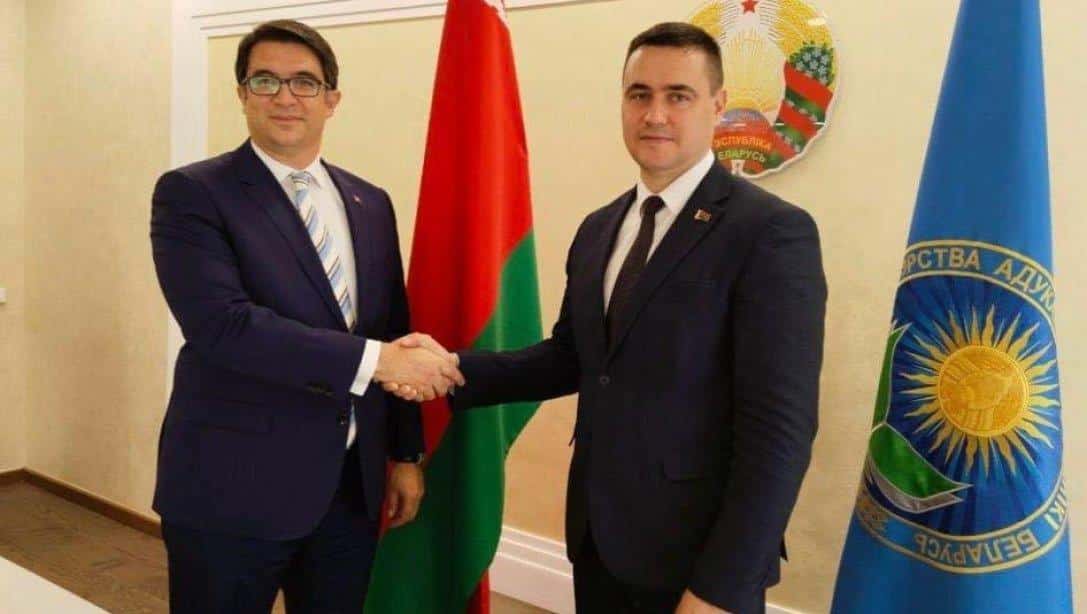 Belarus Eğitim Bakanı Andrei İVANETS ile görüşme